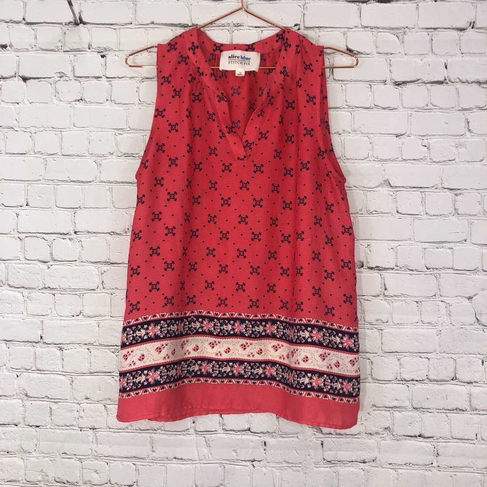 Alice Blue | Printed tank